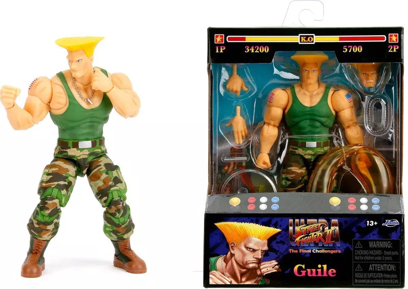 Ultra Street Fighter II: The Final Challengers Action Figure 1/12 Guile 15 cm