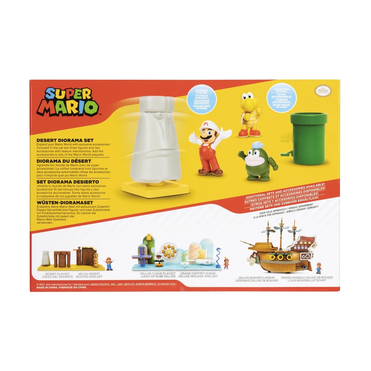World of Nintendo Super Mario Diorama Set Desert