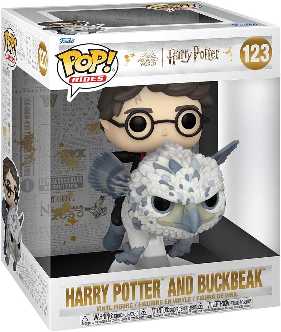 Harry Potter and the Prisoner of Azkaban POP! Rides Deluxe Vinyl Figure Harry & Buckbeak 13 cm