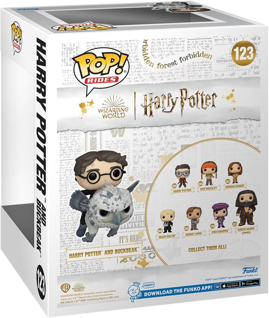 Harry Potter and the Prisoner of Azkaban POP! Rides Deluxe Vinyl Figure Harry & Buckbeak 13 cm