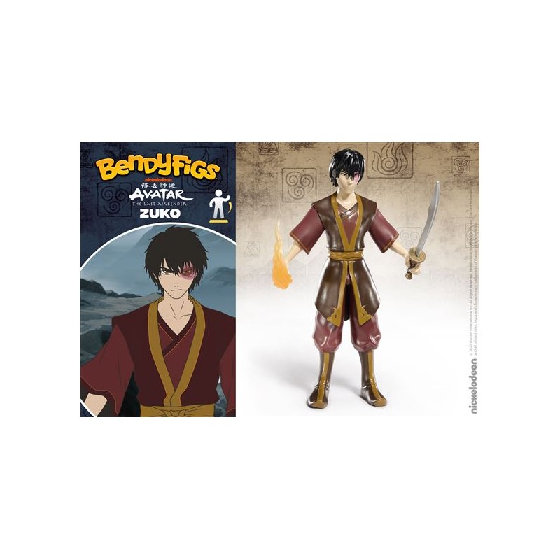 Avatar The Last Airbender Bendyfigs Bendable Figure Zuko 19 cm