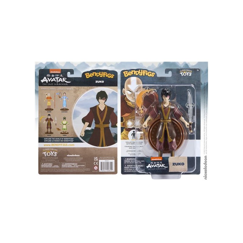 Avatar The Last Airbender Bendyfigs Bendable Figure Zuko 19 cm