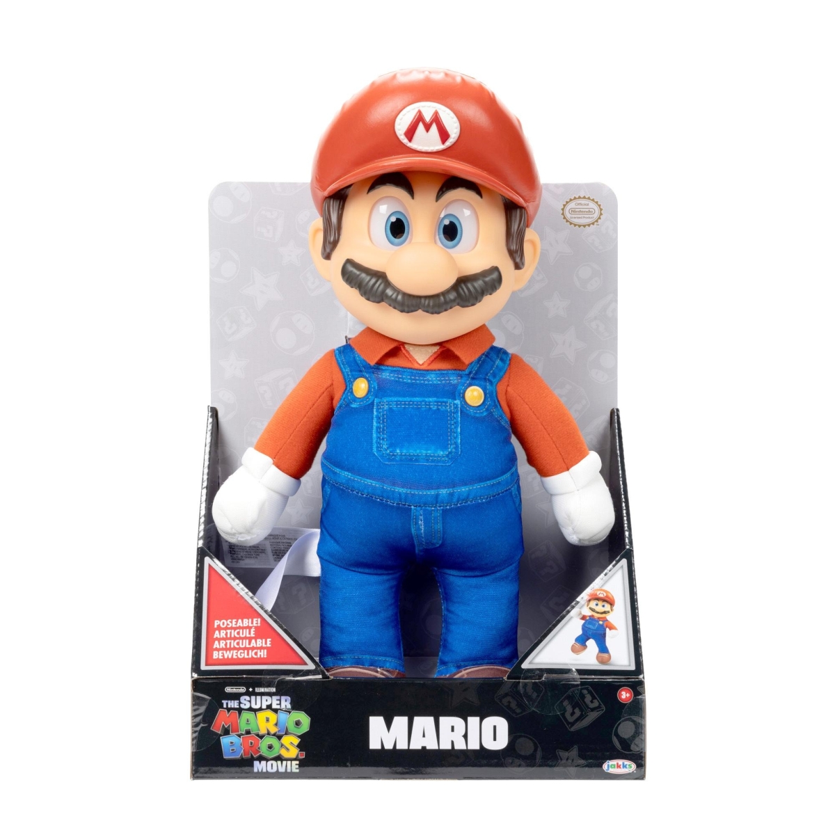 The Super Mario Bros. Movie Plush Figure Mario 30 cm