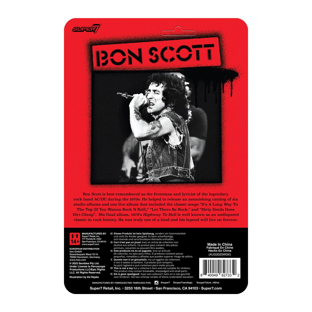 Bon Scott - ReAction figure