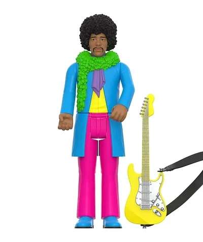 Jimi Hendrix ReAction Figure - Blacklight (are you experienced)