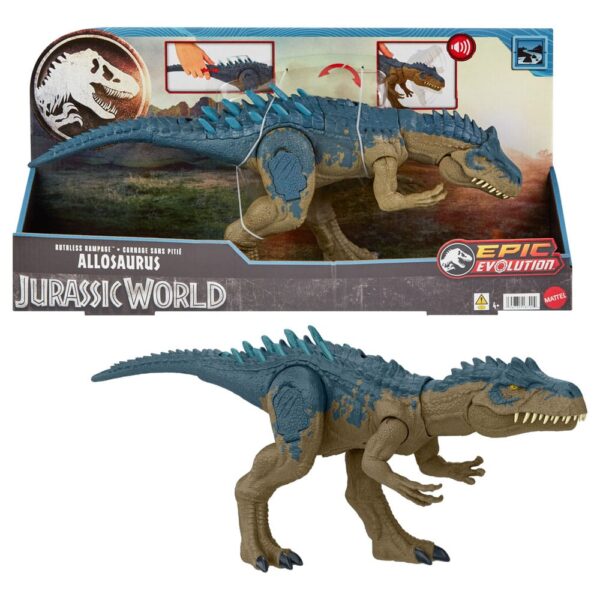 Jurassic World Epic Evolution Action Figure Ruthless Rampage Allosaurus
