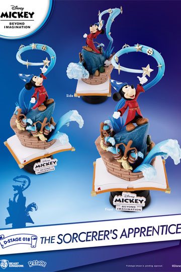 Mickey Beyond Imagination D-Stage PVC Diorama The Sorcerer's Apprentice 15 cm