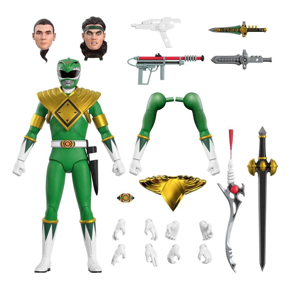 Mighty Morphin Power Rangers Ultimates Action Figure Green Ranger 18 cm