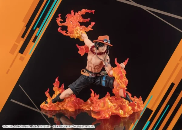Portgas. D. Ace statue - close-up