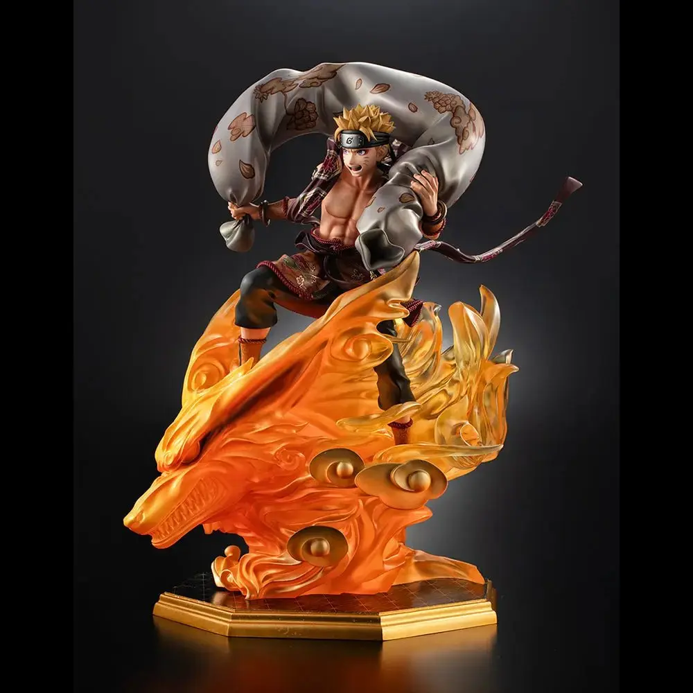 Naruto Shippuden Precious G.E.M. Series PVC Statue Naruto Uzumaki Wind God 28 cm