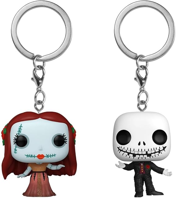 Funko Pocket Keychain Sally & Jack Skellington