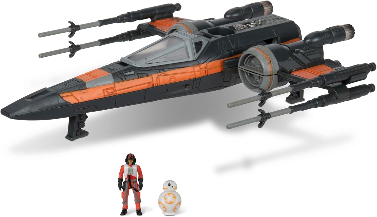 Star Wars Bizak 62610040 Poe Dameron T-70 X-Wing zijaanzicht